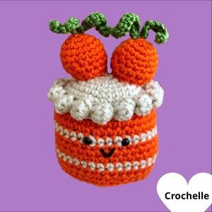 NEW Crochet Amigurumi Carrot Cake